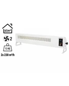 Heatbox 360 6000W Monofaze Elektrikli Fanlı Isıtıcı Krem - 1