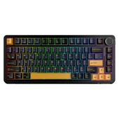 Rampage Quell Siyah Hot Swap 2.4G + BT Wireless RGB Gasket Oil Switch Türkçe Q PBT Keycaps Mekanik Klavye - 1