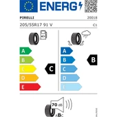 205/55R17 91V Cınturato P7 (*) Üretim 2022 Oto Yaz Lastiği - 3