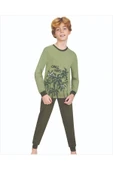 Weweus Yeşil Erkek Çocuk Pijama Takımı 708 - 1