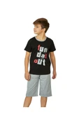 Weweus Siyah Erkek Çocuk Pijama Takımı 817 thumbnail 1
