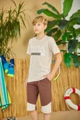 Weweus Bej Erkek Çocuk Pijama Takımı 808 - 2