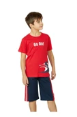 Weweus Kırmızı Erkek Çocuk Pijama Takımı 821 - 1