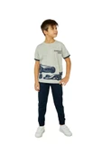 Weweus Gri Erkek Çocuk Pijama Takımı 820 - 1