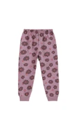 Purple Flower Desenli Kız Çocuk  Pijama Takımı thumbnail 4