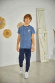 Weweus Lacivert Erkek Çocuk Pijama Takımı 813 - 2