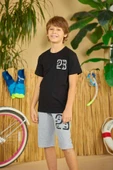Weweus Siyah Erkek Çocuk Pijama Takımı 814 - 2