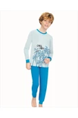 Weweus Mavi Erkek Çocuk Pijama Takımı 708 - 1