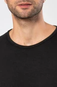 ERDEM İÇ GİYİM Weweus Erkek Siyah Süper Ince Doğal Bambu Lüks Tişört 1130 thumbnail 1