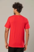 Weweus Kırmızı Logolu Erkek Modal Basic Tişört 239 thumbnail 2