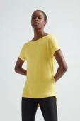 ERDEM İÇ GİYİM Erdem Sarı Viskon Kadın Uzun Tişört 214 thumbnail 1