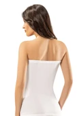 ERDEM İÇ GİYİM Erdem Beyaz Seamless Straples Atlet 604 - 4