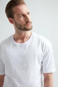 ERDEM İÇ GİYİM Weweus Beyaz Oversize Erkek Tişört 1023 thumbnail 4