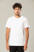 Weweus Beyaz Logolu Erkek Modal Basic Tişört 239 thumbnail 1