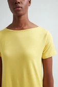 ERDEM İÇ GİYİM Erdem Sarı Viskon Kadın Uzun Tişört 214 thumbnail 5