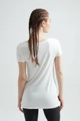 ERDEM İÇ GİYİM Erdem Ekru Viskon Kadın Uzun Tişört 214 thumbnail 2