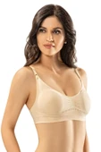 ERDEM İÇ GİYİM Erdem Siyah Seamless Askılı Pedli Bustiyer 611 - 2