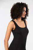 ERDEM İÇ GİYİM Weweus Siyah Viskon Kaşkorse Yumuşak Dokulu Atlet Body Tişört 2106 thumbnail 4