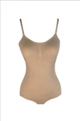 ERDEM İÇ GİYİM Erdem Ten Seamless Ince Askılı Kancalı Body 617 - 1