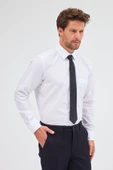 Beyaz Sert Yaka Uzun Kol Easy To Iron Comfort Fit Pamuklu Gömlek 1004255300 thumbnail 2