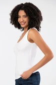 ERDEM İÇ GİYİM Erdem Weweus Beyaz Viskon Kaşkorse Yumuşak Dokulu Atlet Body Tişört 2106 - 4