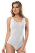 ERDEM İÇ GİYİM Erdem Beyaz Geniş Askılı Kancalı Body 2405 thumbnail 1