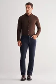 Lacivert 5 Cep  Düz Paça Esnek Slim Fit  Casual Pantolon 1003255157 - 2