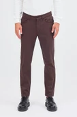Sütlü Kahverengi 5 Cep  Düz Paça Pamuklu Slim Fit 5 Cep Casual Pantolon 1003255154 thumbnail 2