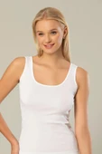 ERDEM İÇ GİYİM Erdem Beyaz Ribana Atlet 2105 - 1