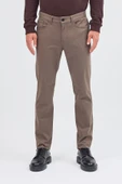 Haki 5 Cep  Düz Paça Pamuklu Slim Fit 5 Cep Casual Pantolon 1003255154 thumbnail 2