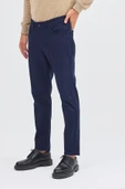 Koyu Lacivert 5 Cep  Düz Paça Pamuklu Slim Fit 5 Cep Casual Pantolon 1003255154 thumbnail 3