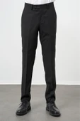 Siyah Esnek Yandan Cepli Comfort Fit Classic Pantolon 1003240914 thumbnail 1
