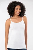 ERDEM İÇ GİYİM Weweus 3'lü Beyaz Süper Ince Doğal Bambu Lüks Askılı Atlet Tshirt Body 231203bmb - 6
