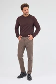 Haki 5 Cep  Düz Paça Pamuklu Slim Fit 5 Cep Casual Pantolon 1003255154 thumbnail 1
