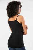 ERDEM İÇ GİYİM Weweus 3'lü Siyah Süper Ince Doğal Bambu Lüks Ip Askılı Atlet Tshirt Body 2310 - 4