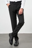Siyah Esnek Yandan Cepli Comfort Fit Classic Pantolon 1003240914 thumbnail 3