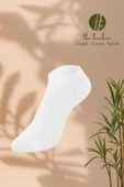 ERDEM İÇ GİYİM Weweus Beyaz Doğal Bambu Lüks Süper Ince Erkek Sneaker Çorap 267 thumbnail 1