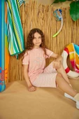 Weweus Pembe Kız Çocuk Pijama Takımı 806 - 2