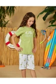 Weweus Yeşil Kız Çocuk Pijama Takımı 822 thumbnail 2
