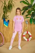 Weweus Lila Kız Çocuk Pijama Takımı 803 - 2