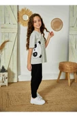 Weweus Gri Kız Çocuk Pijama Takımı 828 - 2