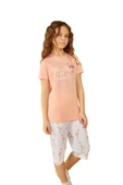 Weweus Turuncu Kız Çocuk Pijama Takımı 801 - 1