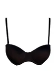 ERDEM İÇ GİYİM Weweus Siyah B Cup Dolgusuz Parlak Sütyen 2540 thumbnail 3
