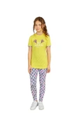 Weweus Sarı Kız Çocuk Pijama Takımı 803 - 1