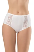 ERDEM İÇ GİYİM Erdem Beyaz Ribana Dantelli Külot 2546 - 1