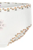 ERDEM İÇ GİYİM Erdem Beyaz Ribana Taşlı Kız Çocuk Külot 4325 - 3
