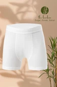 ERDEM İÇ GİYİM Weweus Beyaz Erkek Çocuk Süper Ince Doğal Bambu Lüks Boxer 3365 thumbnail 3