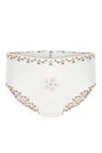 ERDEM İÇ GİYİM Erdem Beyaz Ribana Taşlı Kız Çocuk Külot 4325 thumbnail 1