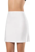 ERDEM İÇ GİYİM Erdem Beyaz Kadın Micro Kısa Jüpon 2372 thumbnail 1