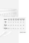 ERDEM İÇ GİYİM Erdem Beyaz Kız Çocuk Ribana Boxer  4329 - 3